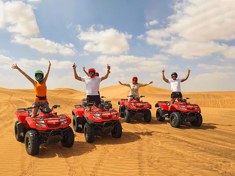 desert safari with quad bike